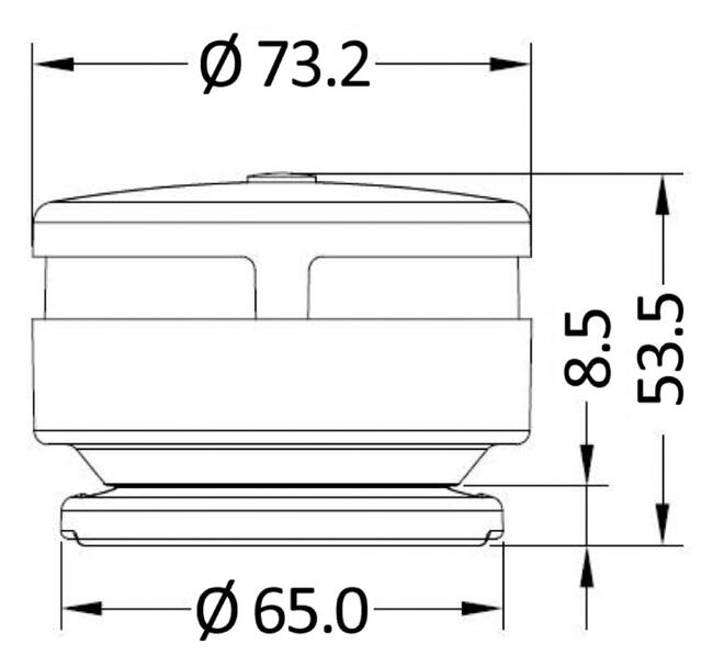 Luce Di Via Portatile 360° Bianca Supporto Magnetico