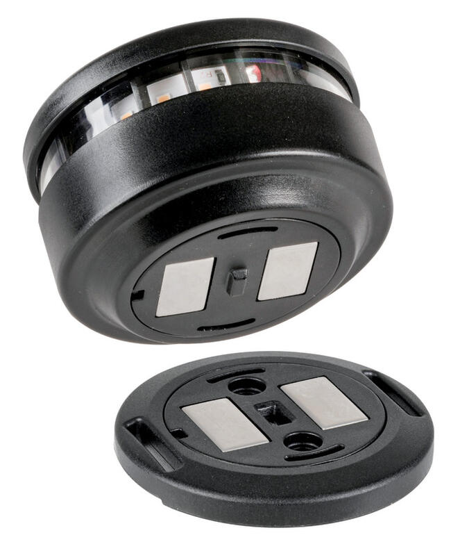 Luce Di Via Portatile 360° Bianca Supporto Magnetico