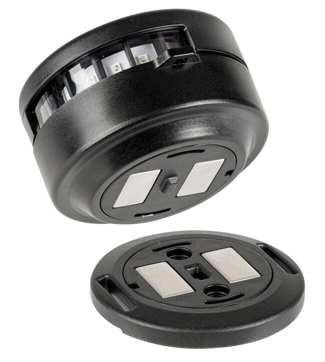 Luce Di Via Portatile Bicolore Con Supporto Magnetico
