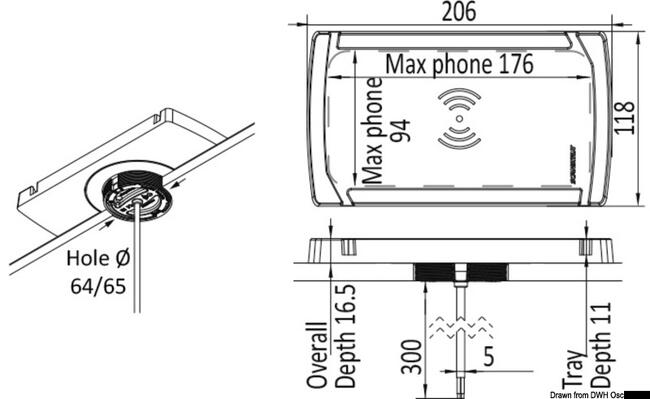 Caricabatteria Stagno Rokk Wireless Catch - 10 W