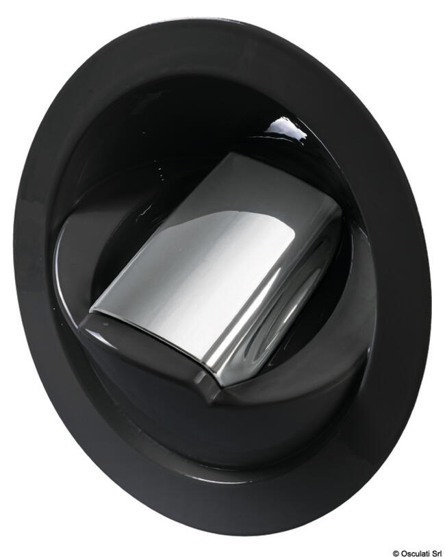 Doccia C/miscelatore Saturn Base Verticale Nera