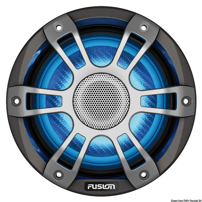 Casse Stereo Sg-fl653spg Da 6.5” 230w Griglia Sport Bianca Fusion