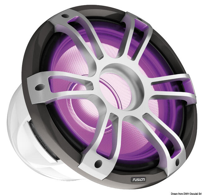 Subwoofer Sg-sl123spg 12” 1400w Griglia Sport Grigia Fusion