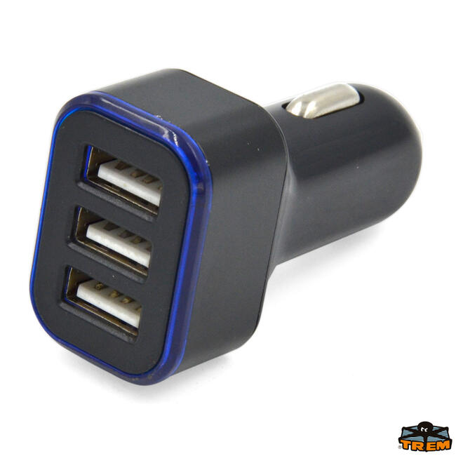 Tripla Presa Usb Per Accendisigari A 3 Porte Usb