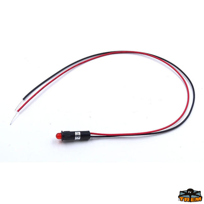 Spia Luminosa A 1 Led 2-24v Filo Lunghezza 300 Mm