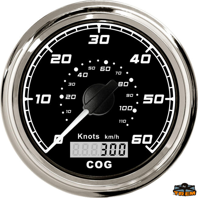 Speedometro Gps Colore Bianco Diametro Esterno 96 Mm