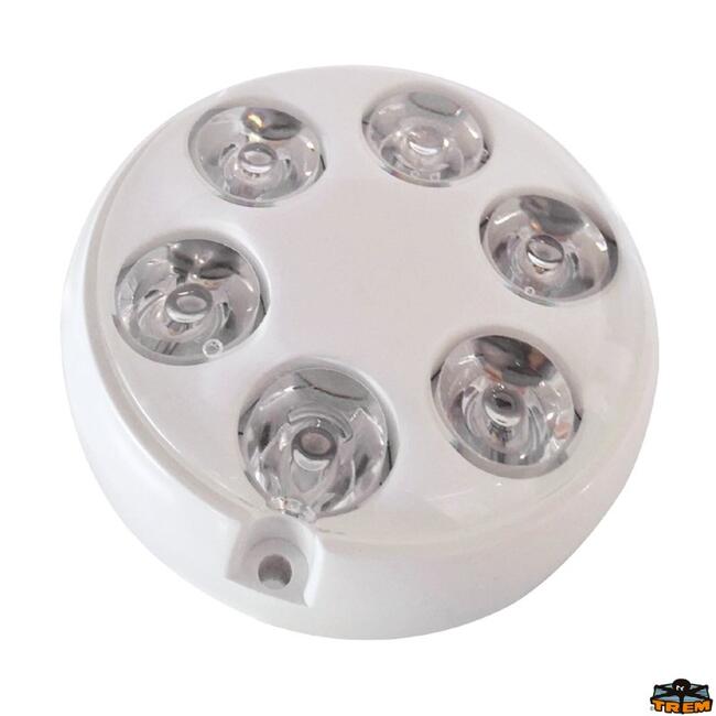 Luce Subacquea Tonda A 6 Led Colore Bianco 12000k