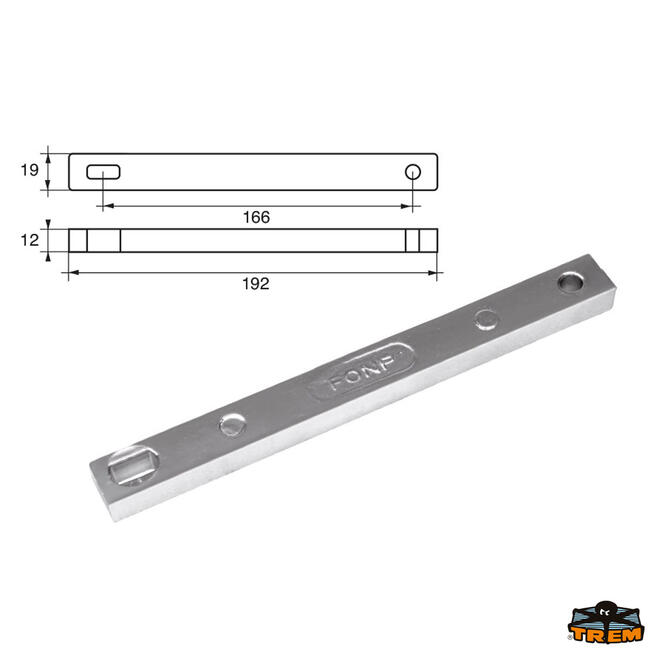 Anodo Per Motori Mercury-mercruiser Articolo Polipodio Me025