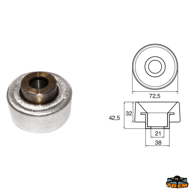 Anodo Per Motori Honda Articolo Polipodio Hn012