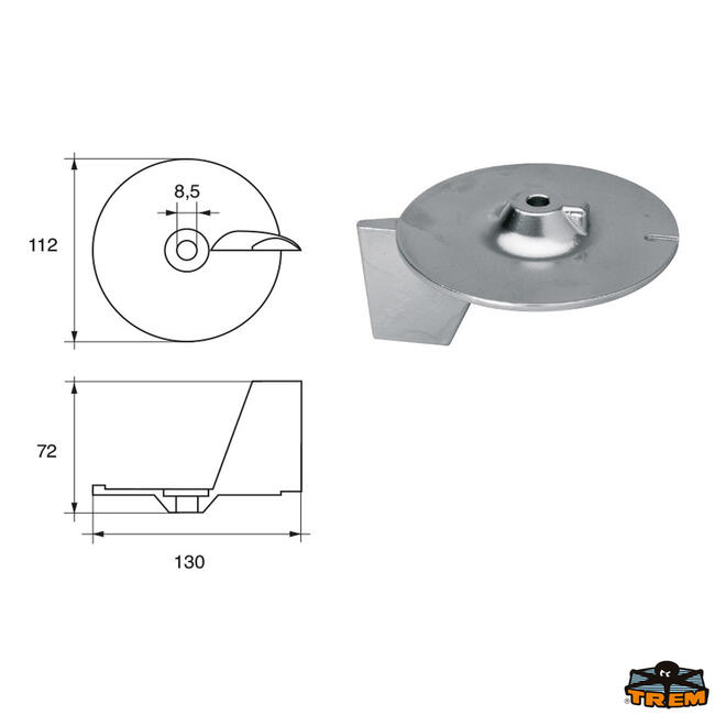 Anodo Per Motori Honda Articolo Polipodio Hn010