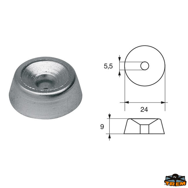 Anodo Per Motori Honda Articolo Polipodio Hn002al