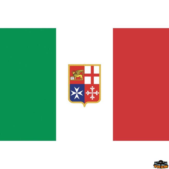 Bandiera Italia Mercantile Dimensioni 200x300 Mm