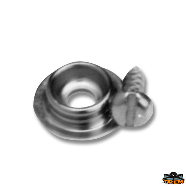 Bottoni In Acciaio Inox Modello Maschio Con Vite Diametro Interno 10 Mm Diametro Esterno 17 Mm