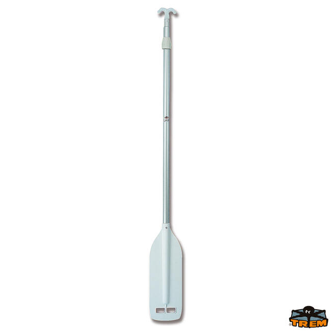 Pagaie Con Pala In Abs Bianco E Gancio D’accosto In Nylon Terminale Lunghezza 125-190 Cm