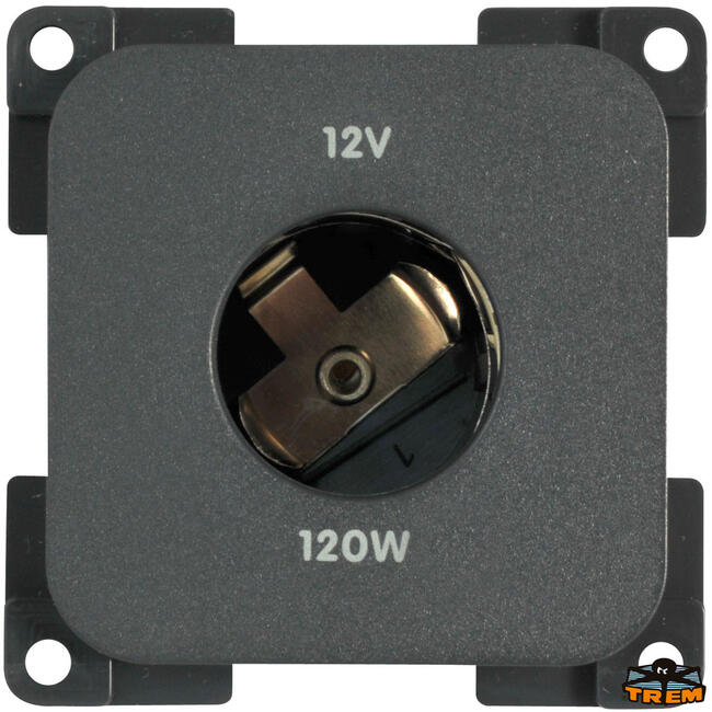 Presa 12v Auto Tipo Accendisigari Colore Grigio