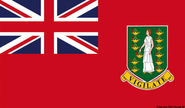 Bandiera Isole Vergini Britanniche Merc. 30x45