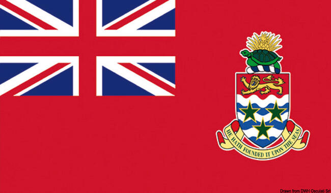 Bandiera Isole Cayman Mercantile 40x60