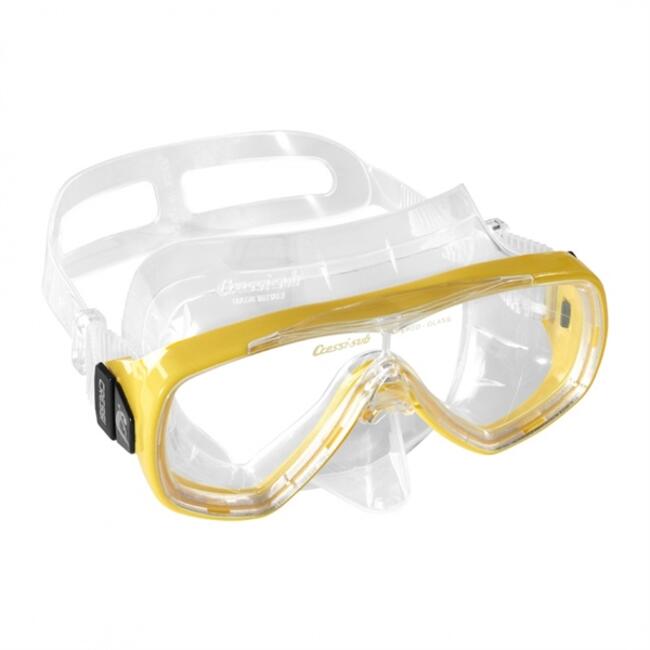 Maschera Onda Mask Sil Clear/frame Yellow Cressi Sub