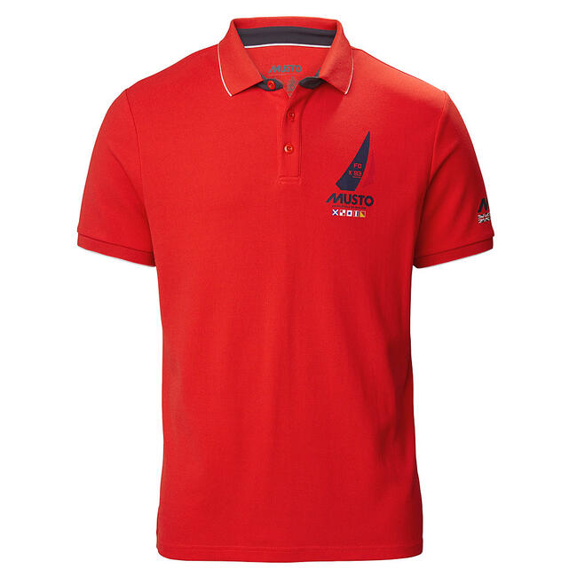 Polo Sardegna Musto White Alert Red