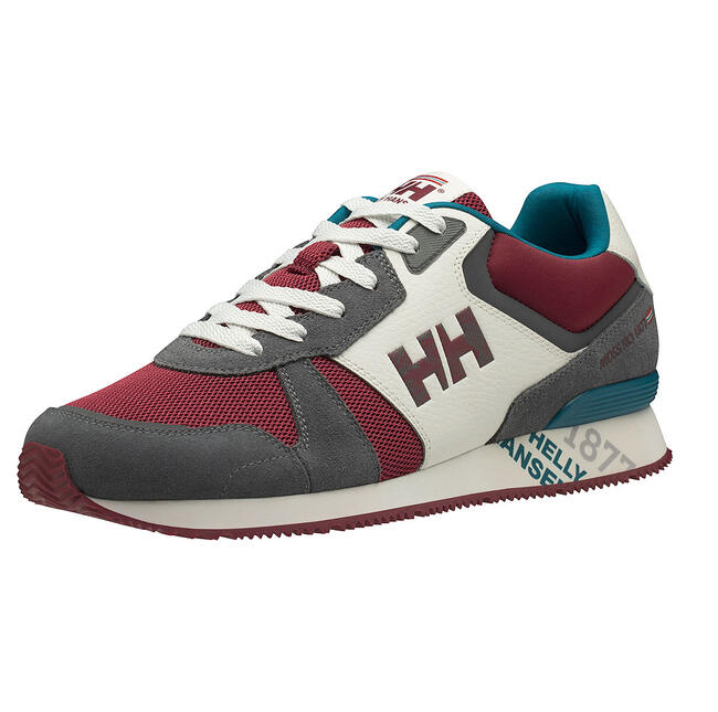 Sneakers Anakin Leather Uomo Helly Hansen Navy Charcoal/off White/oxblood