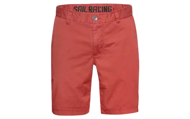 Pantaloncino Helmsman Chino Shorts Sail Racing Smoke Green Red