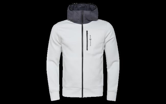 Felpa Cappuccio Isolato Uomo Sail Racing Carbon White