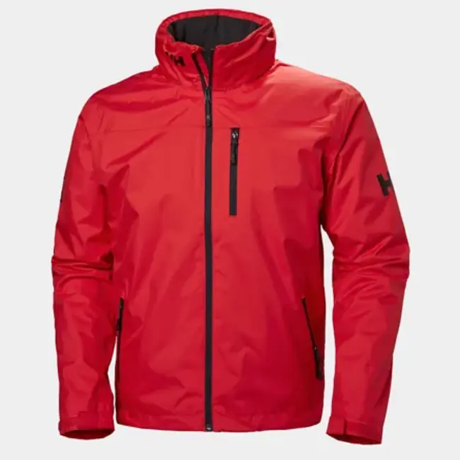 Giacca Crew Hooded Midlayer Uomo Helly Hansen Bright Moss Red