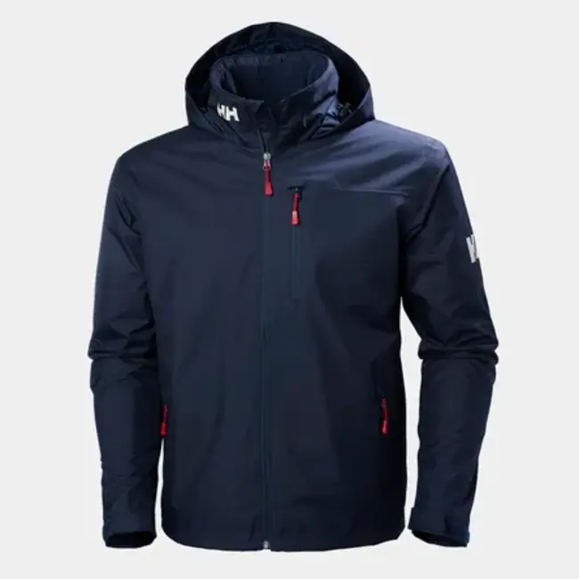 Giacca Crew Hooded Midlayer Uomo Helly Hansen Bright Moss Red Navy