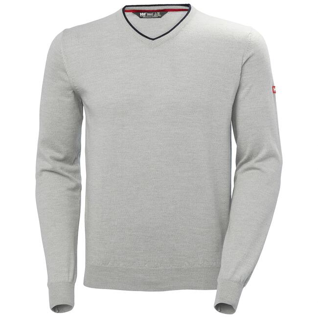 Maglione In Merino Arctic Uomo Helly Hansen Grey Melange