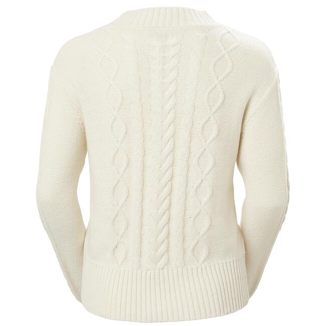 Maglione A Treccia Stile Nautico Donna Helly Hansen White