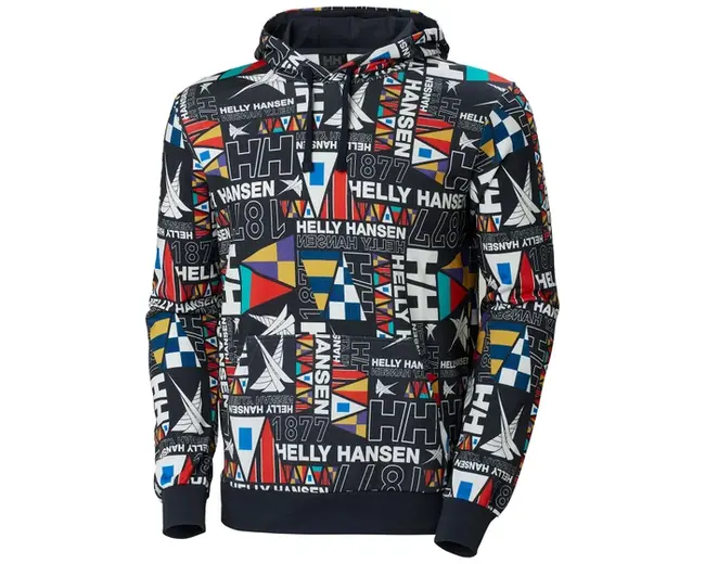 Felpa Newport Organic Uomo Helly Hansen Navy Burgee