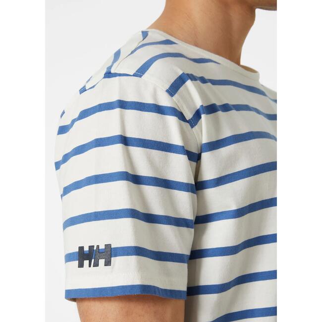 T-shirt Cotone Organico Newport Uomo Helly Hansen Navy Burgee Snow