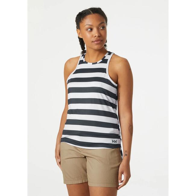 Top Asciugatura Rapida Siren Donna Helly Hansen Navy Stripe