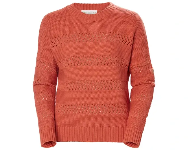 Maglione Pier Pointelle Donna Helly Hansen Terracotta