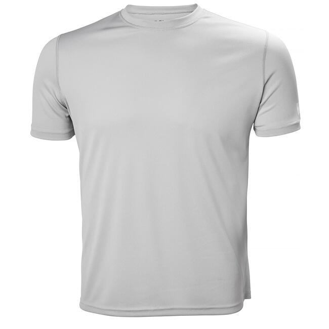 T-shirt Tech Quick-dry Uomo Helly Hansen Navy White Grey Fog