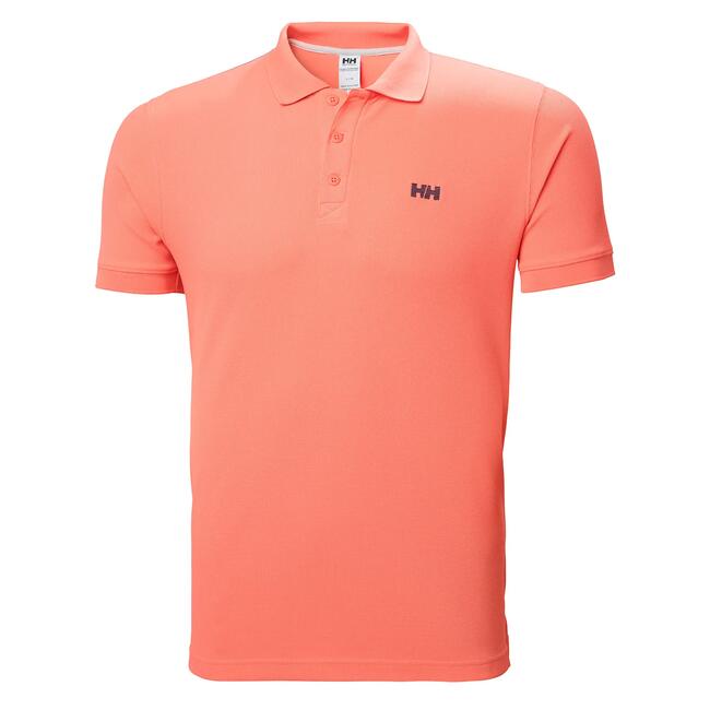 Polo Driftline Quick-dry Uomo Helly Hansen Pink Sorbet Deep F Jord Peach Echo