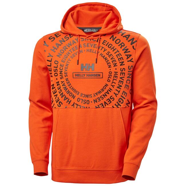 Felpa Move Uomo Helly Hansen Spruce Canyon Patrol Orange