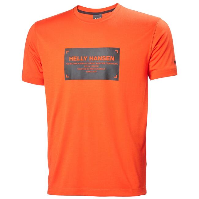 T-shirt Move Quick-dry Uomo Helly Hansen Patrol Orange