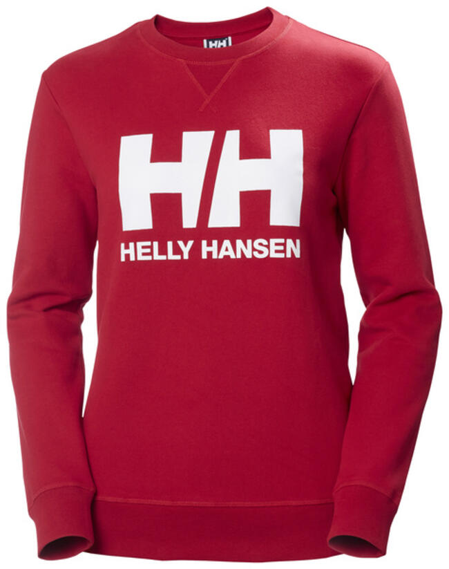 Felpa Hh Logo Crew Donna Helly Hansen Heather Red